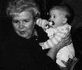 Nolan trying to rip off Grandma Ferguson's ear ring.