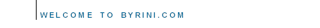 Welcome to Byrini.com
